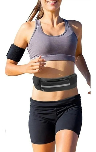 Riñonera Porta Celular Ajustable Billetera Running Neoprene