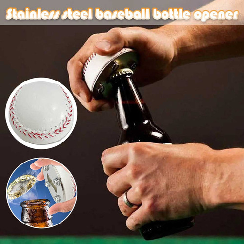 Abridor De Botellas De Béisbol De Acero Inoxidable W Y Cerve