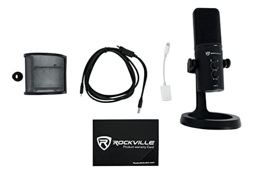 Rockville Rock-stream Pro Gaming Streaming Grabación Dual