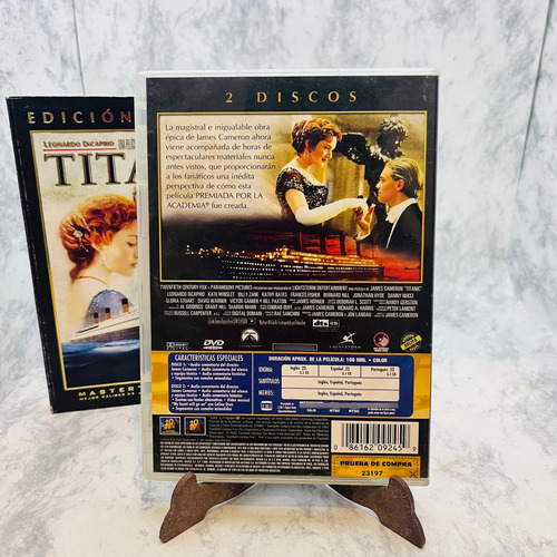 Pelicula Titanic Edición Especial (2 Dvd's) (Usado)