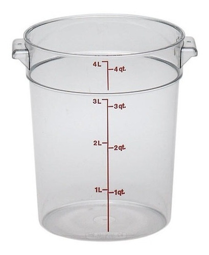 Contenedor Medidor De 4 Qt Policarbonato Cambro Rfscw4135