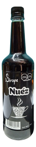 Jarabe Sirope Endulzante Coctelería 1l Nuez Concentrado