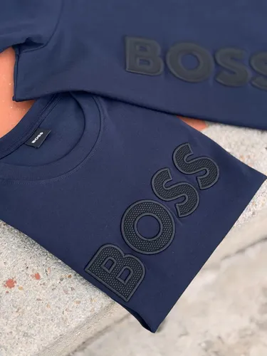 Camiseta Hugo Boss Cuello Redondo Logo Boss Hombre