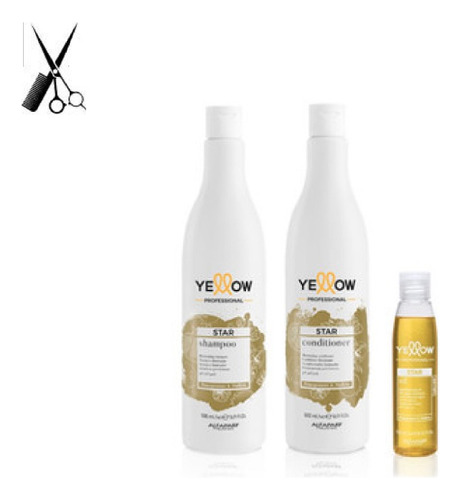 Shampoo + Acondicionador + Serum Yellow  Star