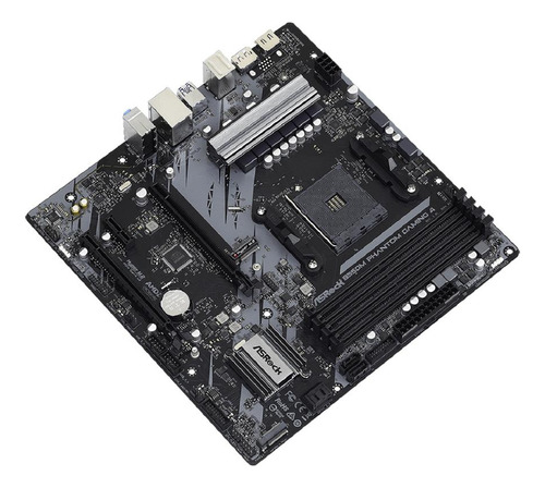 Placa Mãe Asrock B550m Phantom Gaming 4, B550, Amd Am4, Ddr4