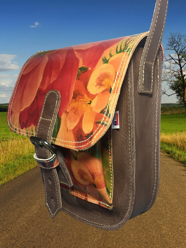 Morral Pequeño Cuero De Vacuno