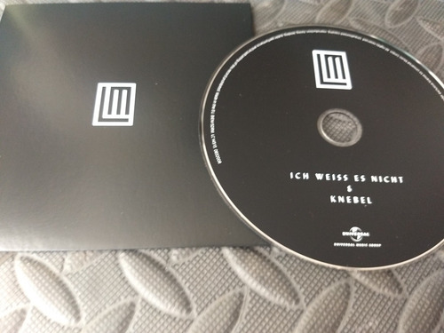 Lindemann Ich Weiss Es Nicht & Knebel Single (Usado)