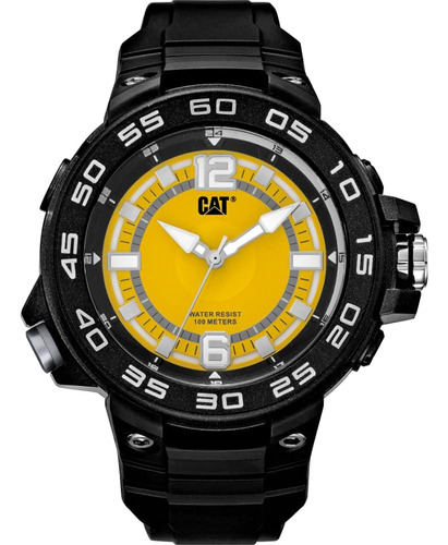 Reloj Pulsera  Cat P3.160.21.731 Del Dial Amarillo