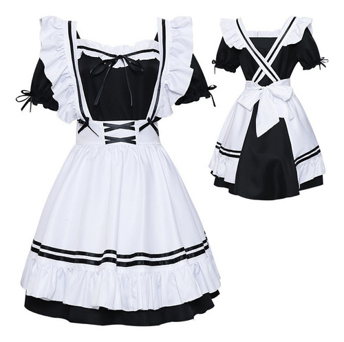 Fiesta Disfrace Cosplay Traje De Maid,sexy Sirvienta Vestido