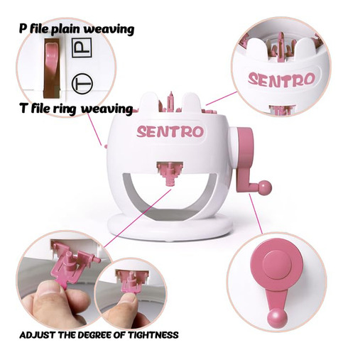 Máquina De Tejer Merictop Sentro 22 Agujas Circular