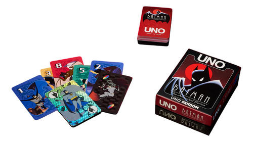 Uno Fandom Dc Batman Animated Series Mattel Juego Mesa Carta