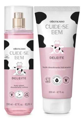 Combo Cuide-se Bem Deleite Body Splash + Loção Corporal 200m