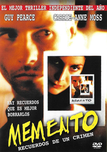 Memento ( Guy Pearce, Carrie-anne Moss)