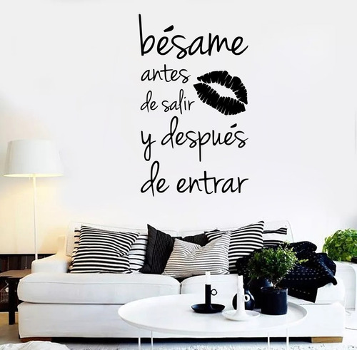 Viniles Decorativos Para Pared Modernos Besame Antes De