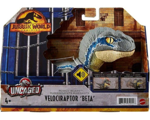 Dinosaurio Velociraptor Beta Jurassi World Dominion Sonido