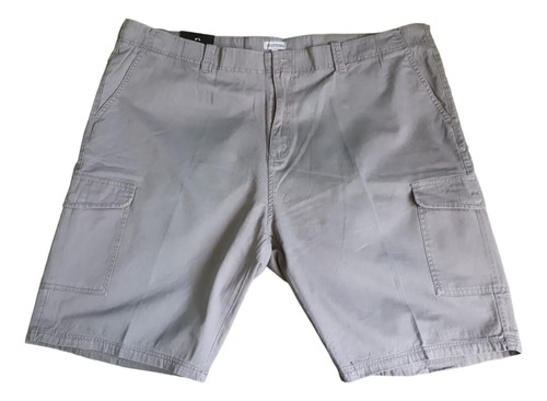 Short De Gabardina Cargo - Hombre - Tallas Especiales