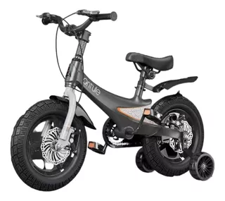 Bicicleta Infantil 4-7 Años Niño Aro 14 Lubabycas Gris