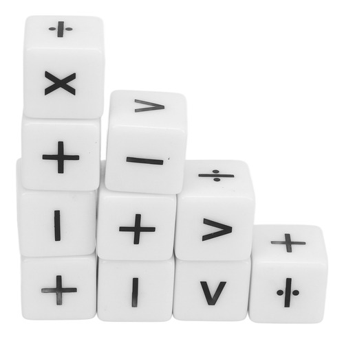 Juego De 20 Dados Matemáticos Para La Enseñanza De Matemátic