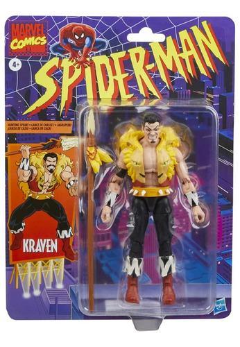 Kraven Spiderman Marvel Legends Hasbro