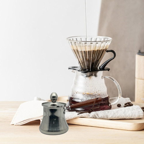 Cafetera Turca Para Derretir Con Tapa, Cómoda 350 Ml