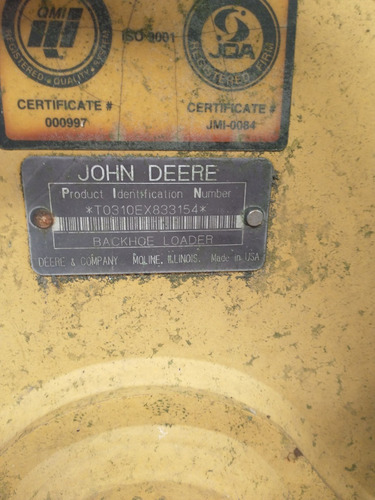 Retroexcavadora John Deere 310 Para Repuestos