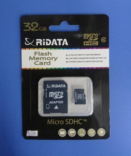 Imagen 1 de 1 de Tarjeta de memoria Ridata MSD 32 U1 con adaptador SD 32GB