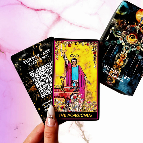 The Pop-art Tarot Deck - Mazo Clásico Con Color Pop, Stock