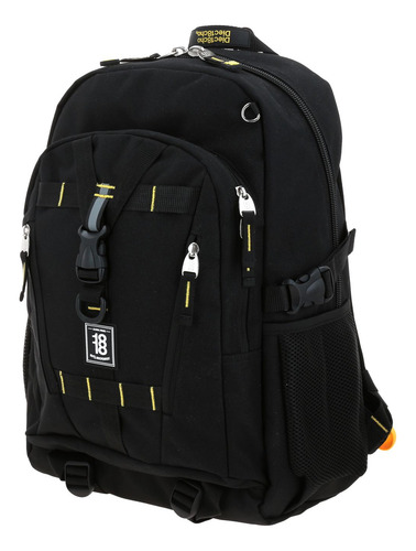 Mochila Grande Chenson Juvenil 1818 Trackert Negro