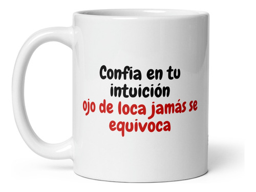 Mug Taza Pocillo Regalo Café Flork Colección Intuicion