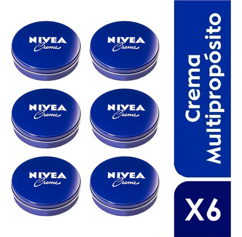 Combo Crema Nivea Hidratante Pote 150ml X 6