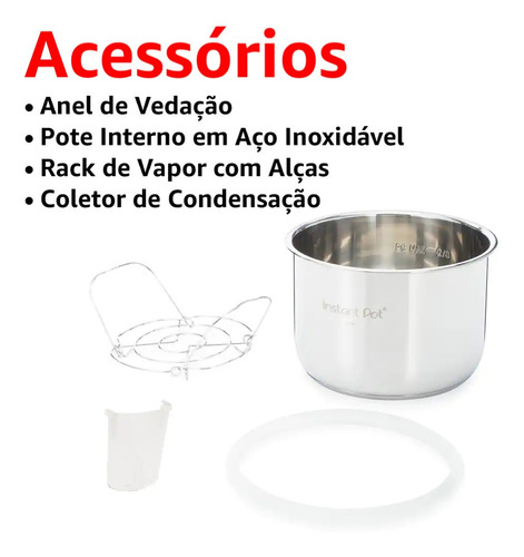 Instant Pot Duo V5 Panela De Pressão Smart Multiuso 7-em-1