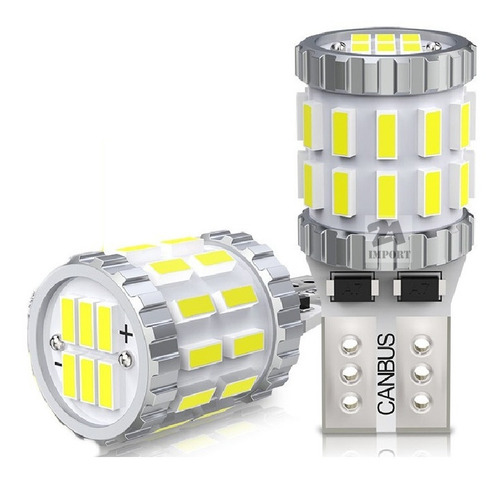 Imagen 1 de 8 de Led T10 3014 Canbus Free Lampara Auto Moto Posicion 21import