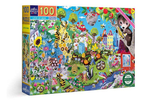 Puzzle 100 Piezas Para Niños Abejas