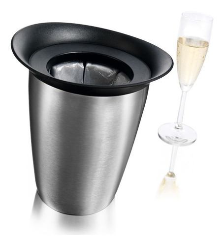 Imagen 2 de 2 de Enfriador De Champagne Elegante- Champagne Cooler Vacu Vin