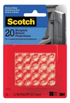 Comprar Protector Golpe Puertas Pared Tope Silicona Pack 20u Acabado Brillante Color Transparente Forma Circular