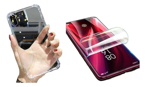 Imagen 1 de 10 de Funda Oppo Acrigel + Mica Hidrogel Resistente Caidas Oleo