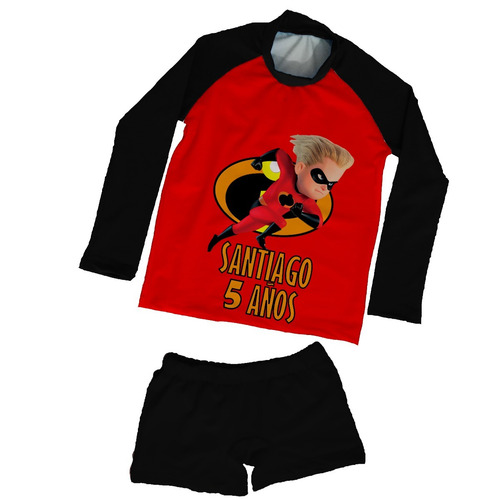 Vestido Traje De Baño Tipo Buzo De Los Increibles Mario Bro