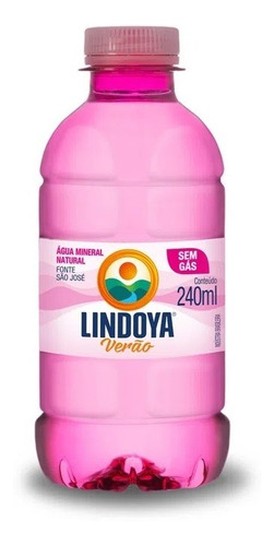 Lindoya Água Verão sem gás rosa 240mL