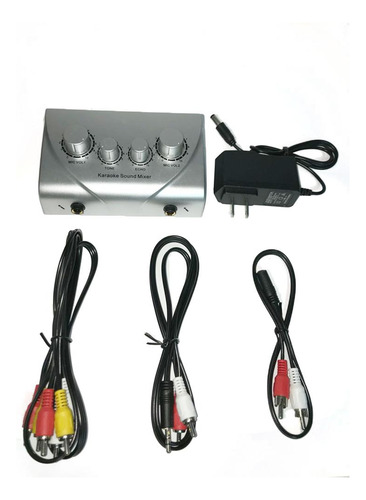 Equipamento De Áudio De Karaoke Prata