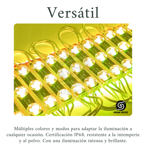 10 Módulos Led Rgb 110v 2da Generación, Directo Automático
