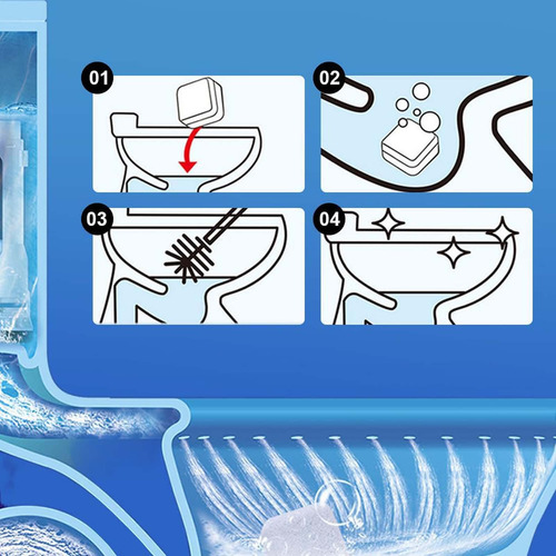Tableta Limpiadora De Inodoros Deodori, 12 Unidades