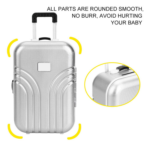 Maleta De Bebé De Juguete Para Bebés, Bonita Maleta Enrollab