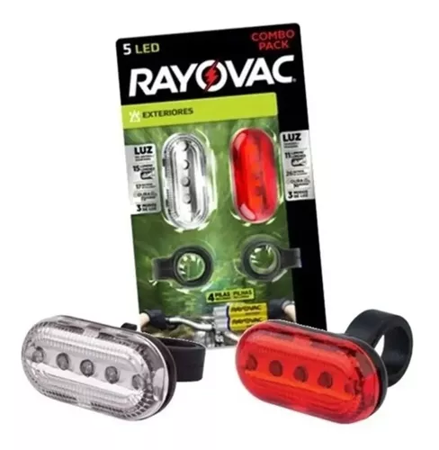 Linterna de bicicleta frontal 5-LED's – Rayovac