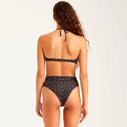 Bikini Sosten Tropic Moon Tie Fron Multicolor Mujer