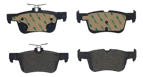 Set-4 Balatas Traseras Lincoln Mkz 3.7l V6 15/16 Brembo