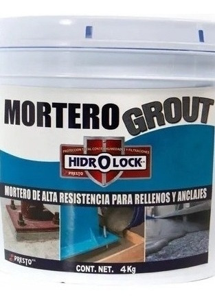 Cemento Mortero Grout P/rellenos Y Anclajes 3 Kgs