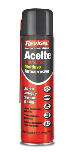 Imagen 1 de 3 de Aceite Lubricante Protege Multiuso Aerosol 360 Cm3 Revigal