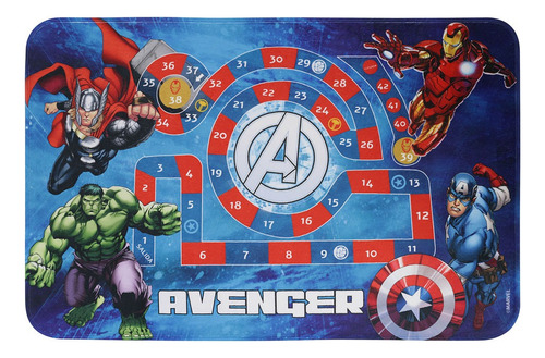 Alfombra Con Memoria Avengers 77 X 117 Cm