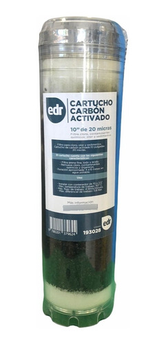 Repuesto De Filtro Carbon Activado 9 3/4 Edr