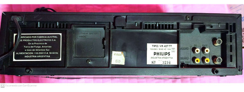 Videocassetera Philips Vr 457-77 Grabador (Usado)